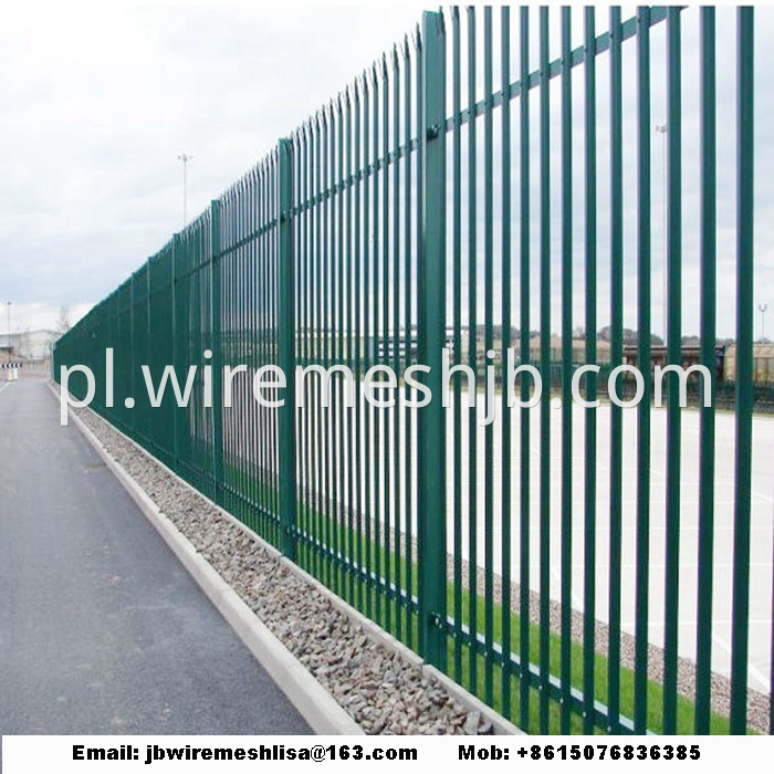 Powder Coated Steel Palisade Fence